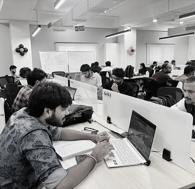 Students in a classroom session