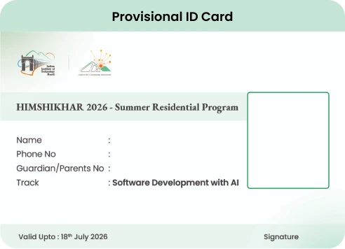 Provisional ID Card
