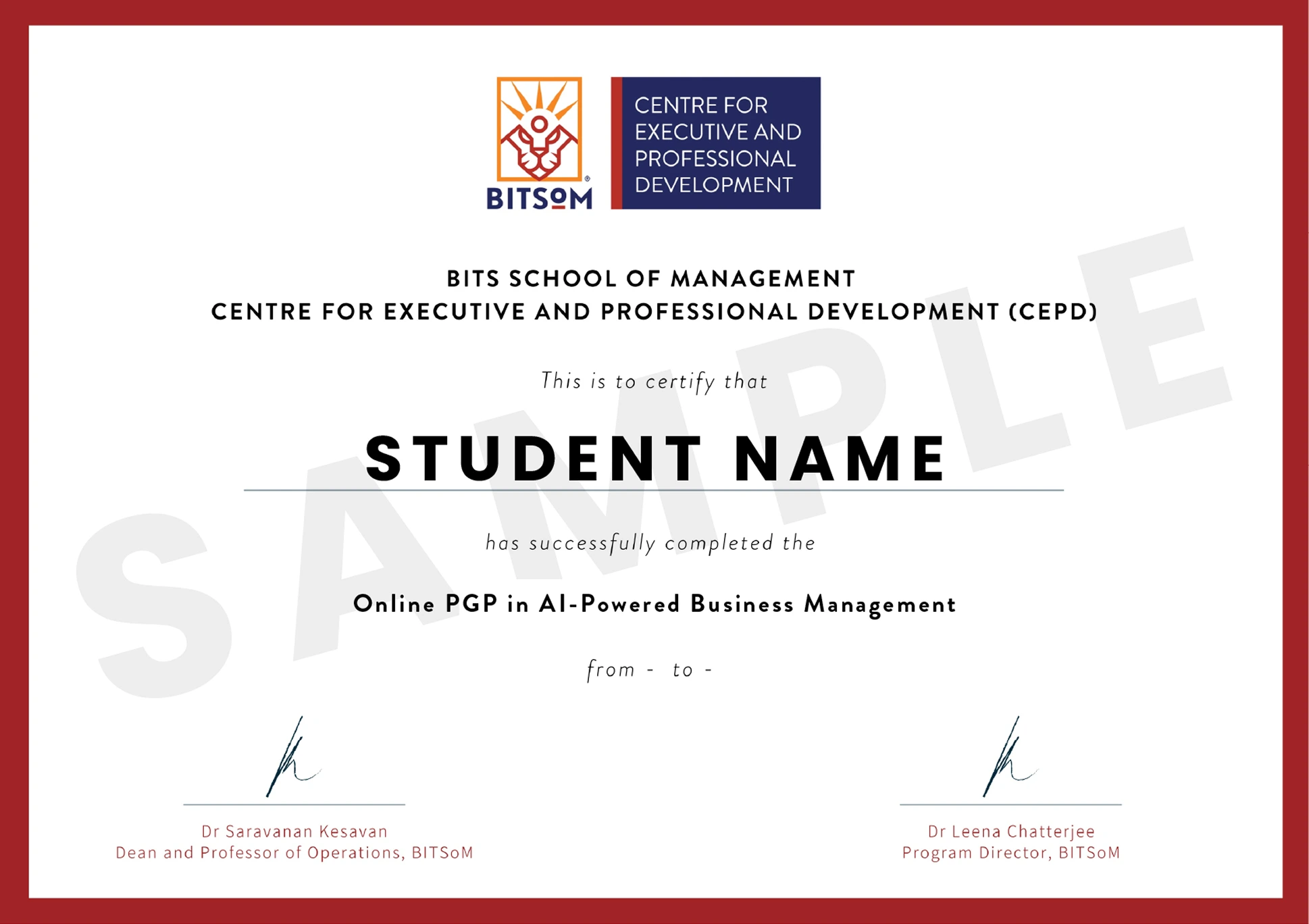 Certificate 1