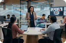 Product managers collaborating on strategy