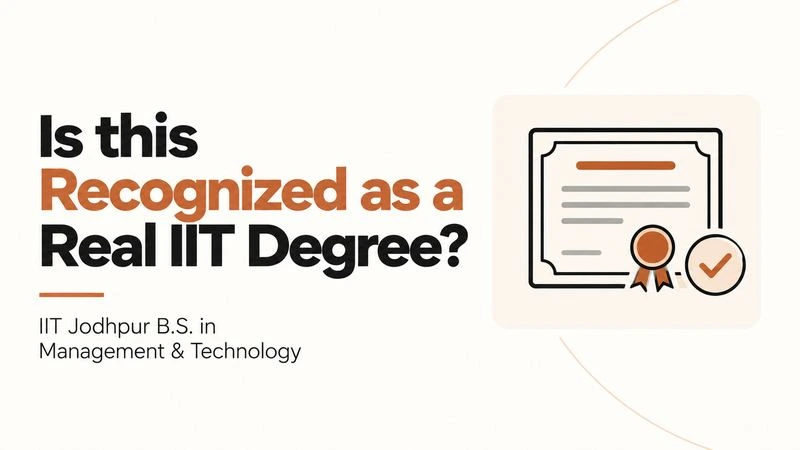 Is this a real IIT degree?