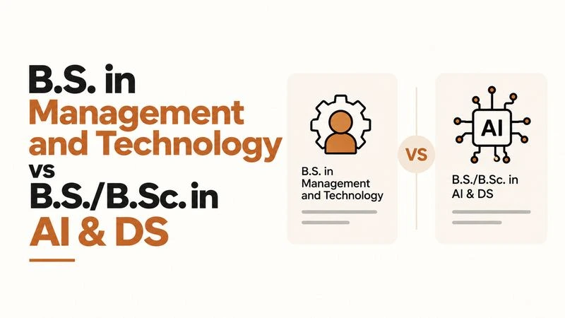 Management and Technology vs Applied AI and Data Science