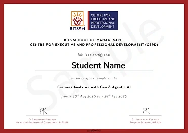 Certification
