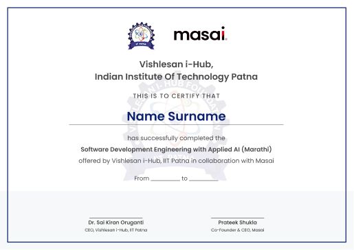Course Certificate