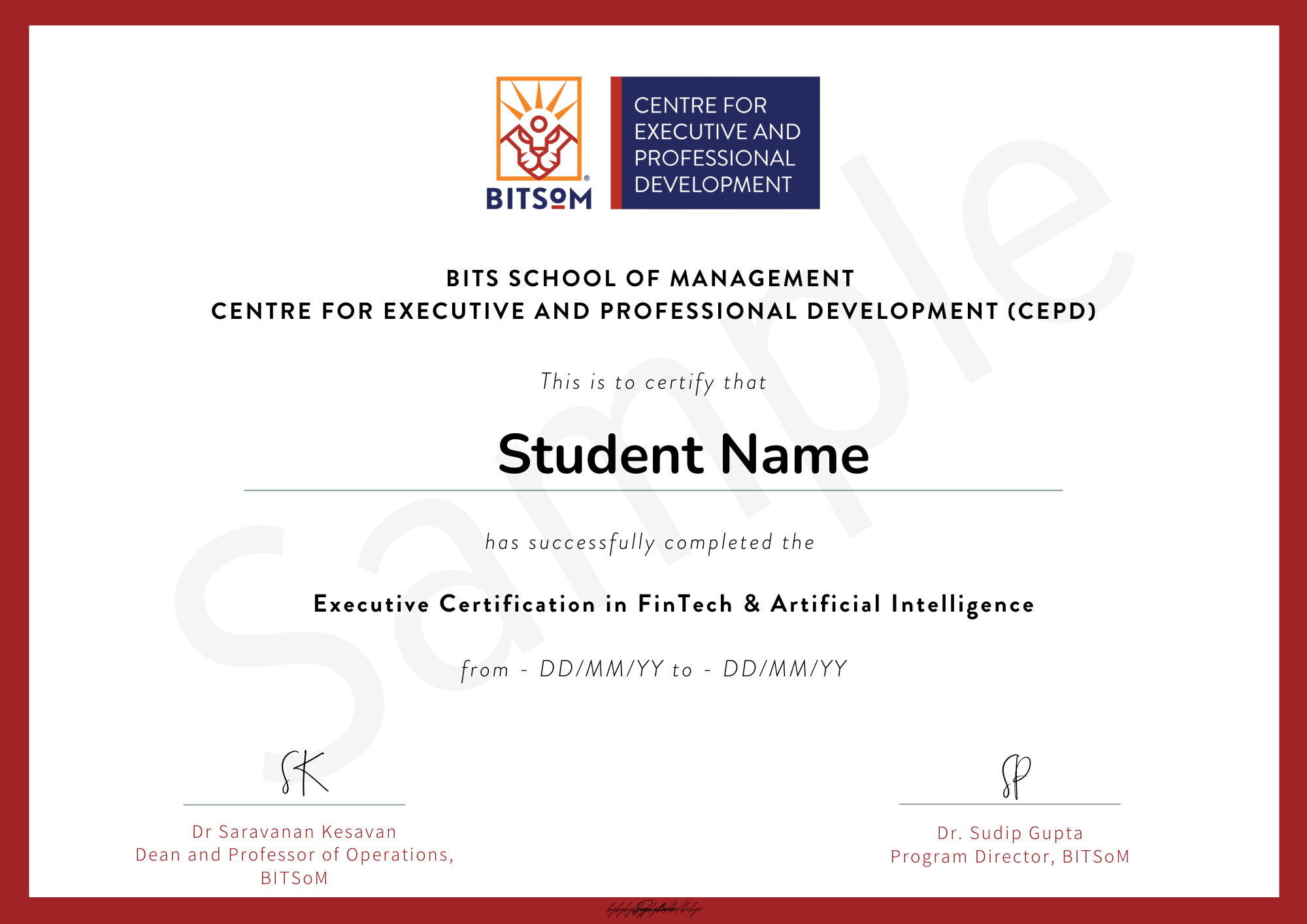 Course Certificate