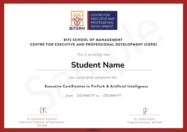 Course Certificate