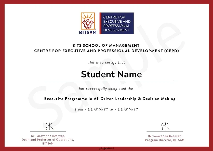 Course Certificate
