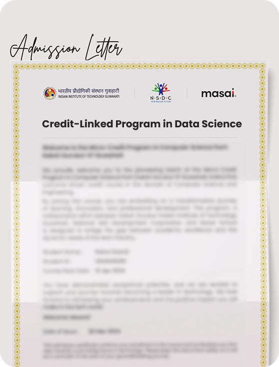 Admission Letter