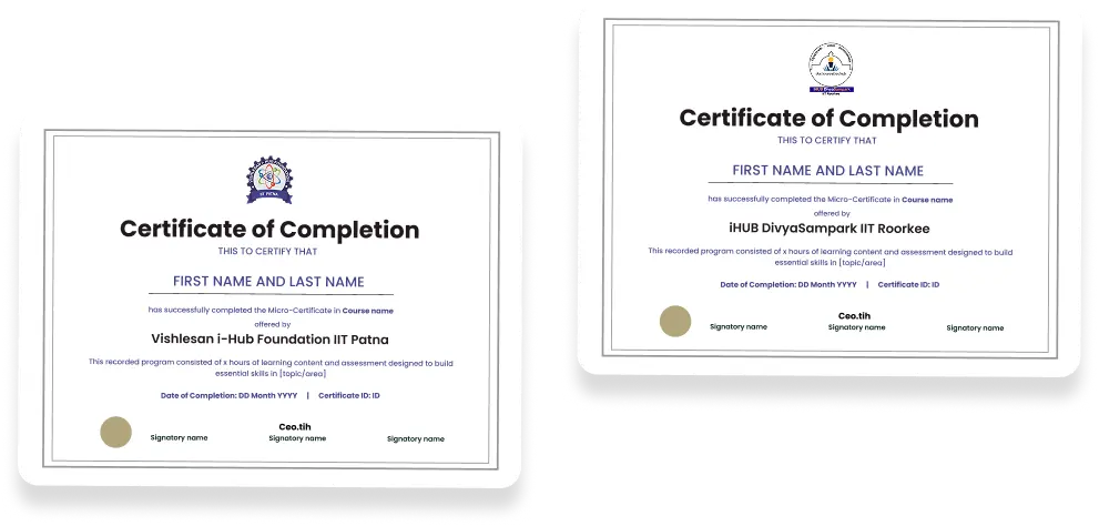 Certificate Preview